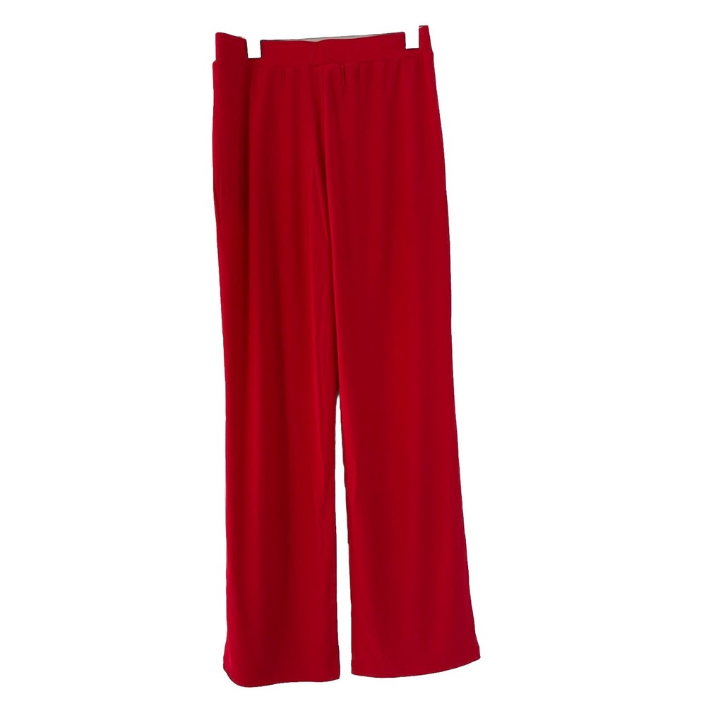 Antthony Women's Straight Leg Pant Vibrant Red Size Small HSN